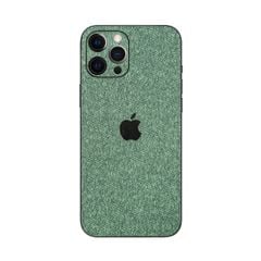 Dán Skin 3M Da Vải Denim Xanh Lá các dòng iPhone