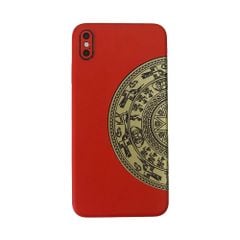 Dán Skin 3M Mẫu Trống Đồng Đỏ các dòng iPhone