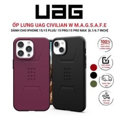 Ốp lưng UAG Civilian Magsafe 15 Pro/15 Pro Max