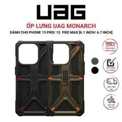 Ốp lưng UAG Monarch Kevlar 15 Pro/15 Pro Max