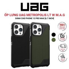 Ốp lưng UAG Metropolis LT Magsafe 15 Pro/15 Pro Max