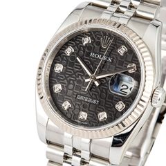 Rolex Datejust 116234 Mặt Số Vi Tính Đen