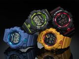 ĐỒNG HỒ NAM CASIO G-SHOCK GBD-800-7DR - KẾT NỐI BLUETOOTH - PIN - 49mm