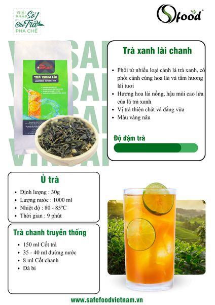  Trà chanh truyền thống 