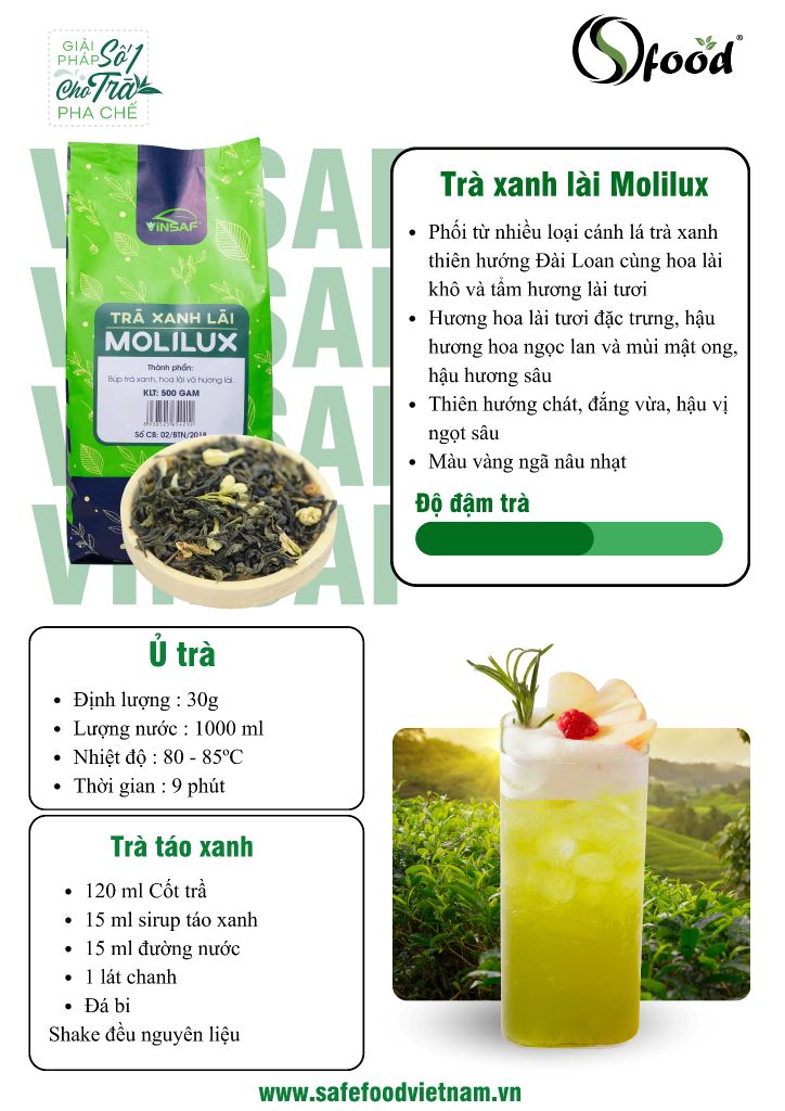  Trà táo xanh 