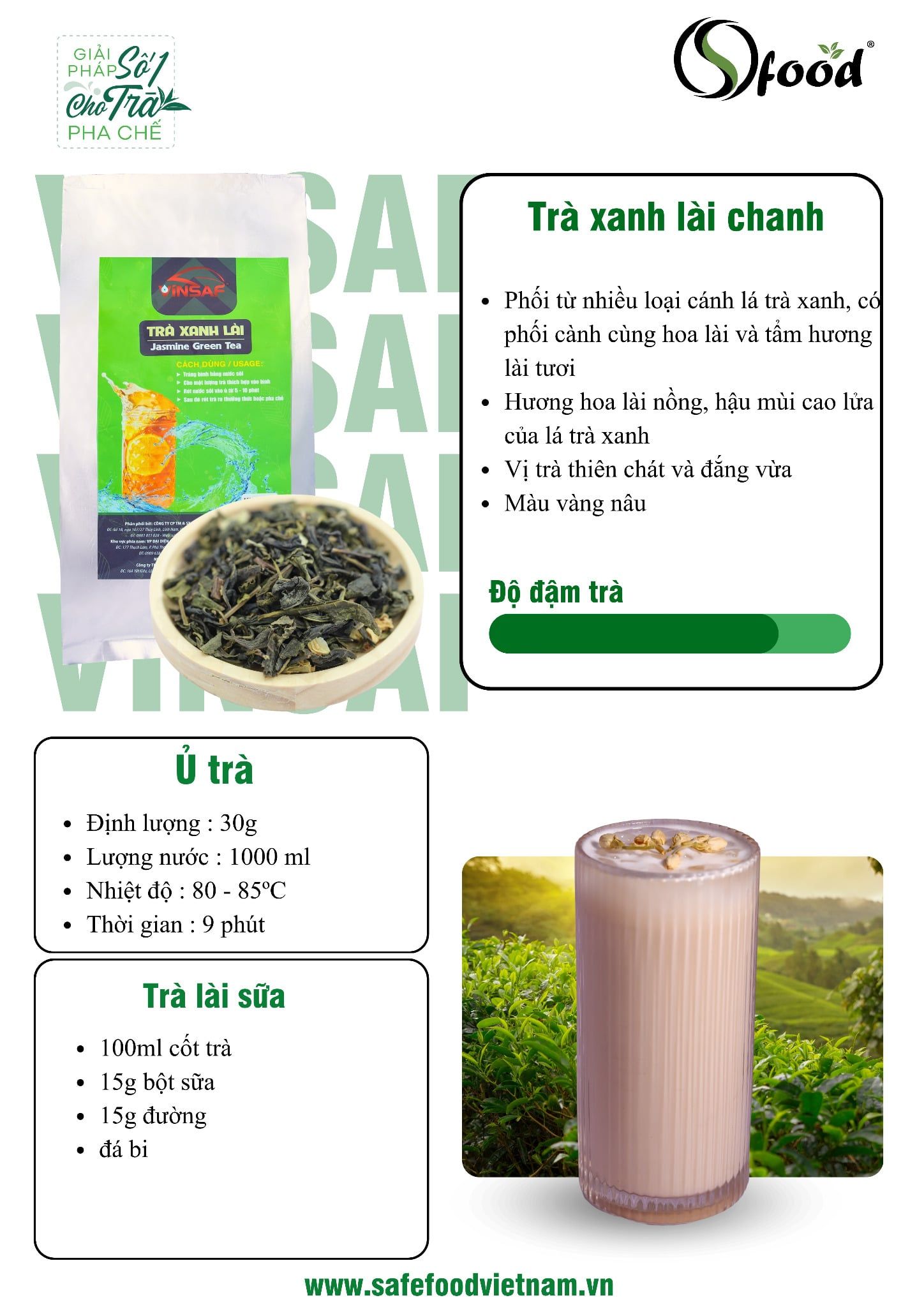  Trà lài sữa 