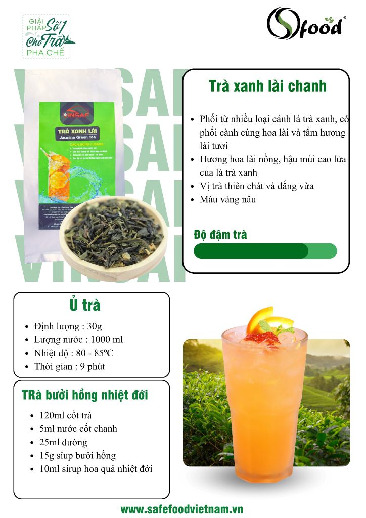  Trà bưởi hồng nhiệt đới 