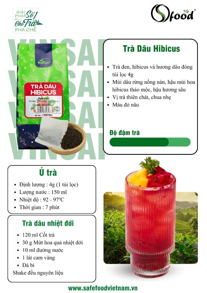  Trà dâu nhiệt đới 