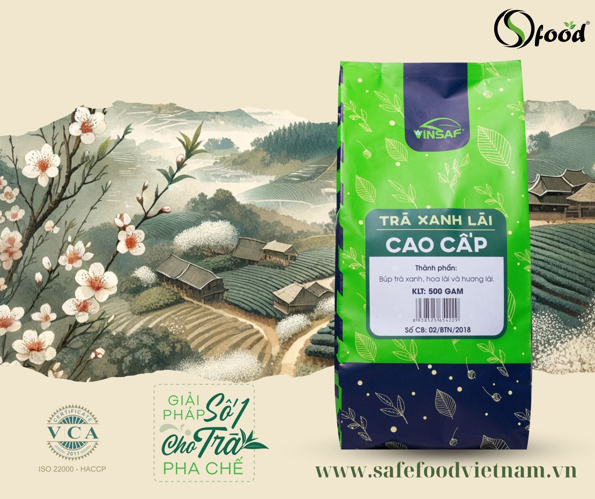  Trà xanh lài cao cấp 