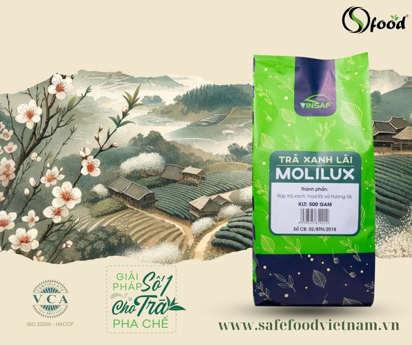  Trà xanh lài Molilux 