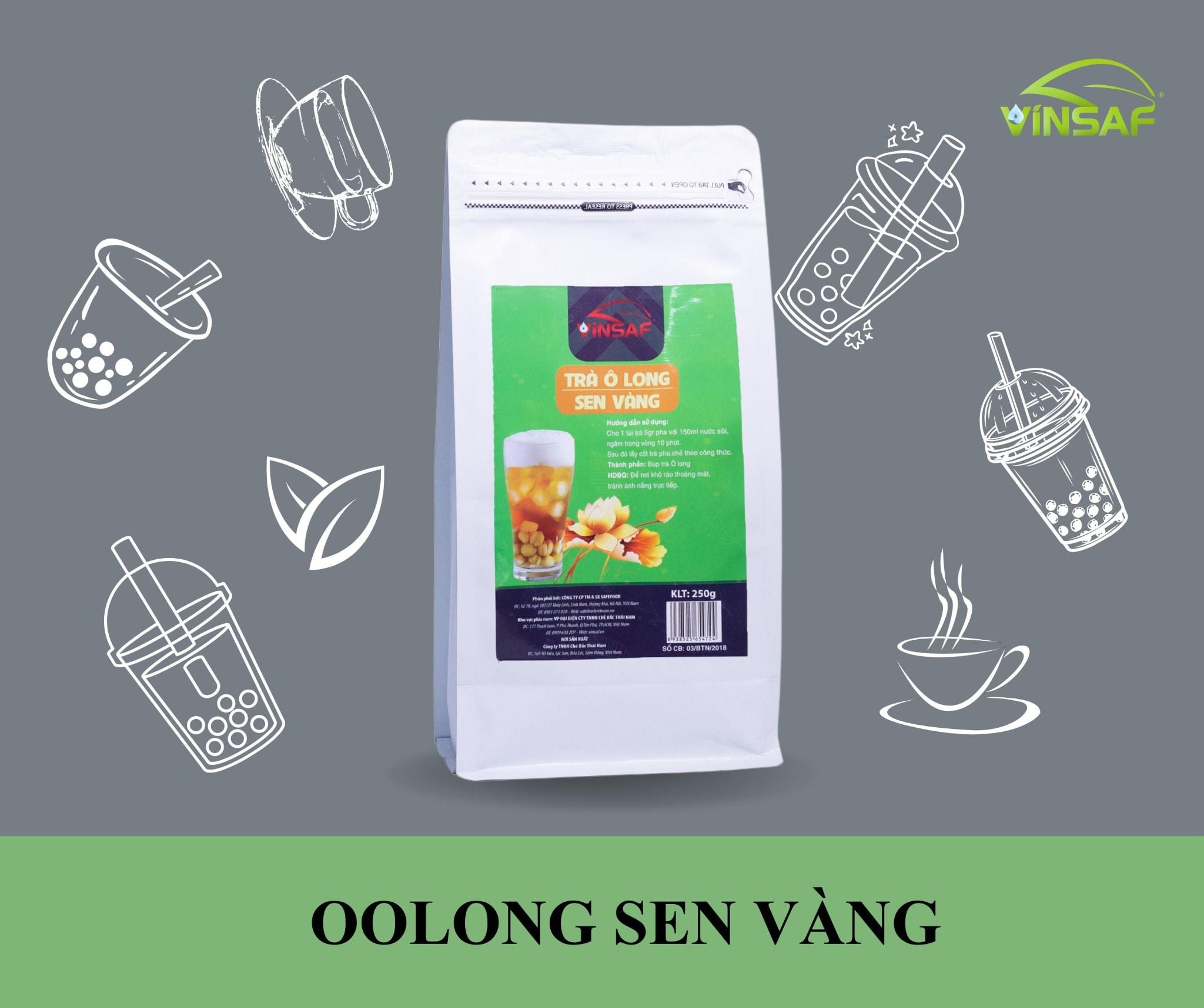  Trà ÔLong Sen vàng 