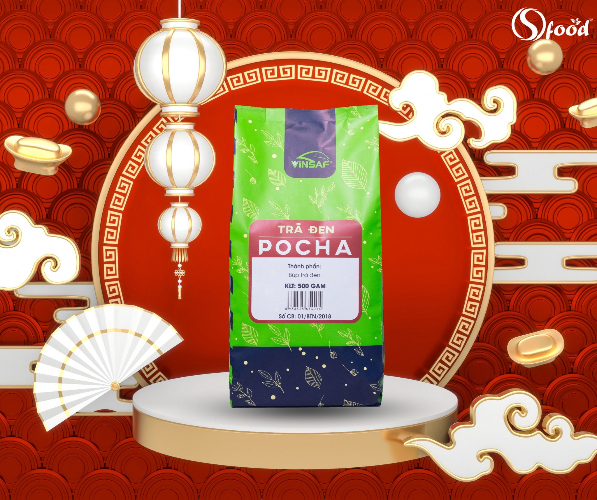  Trà đen Pocha 