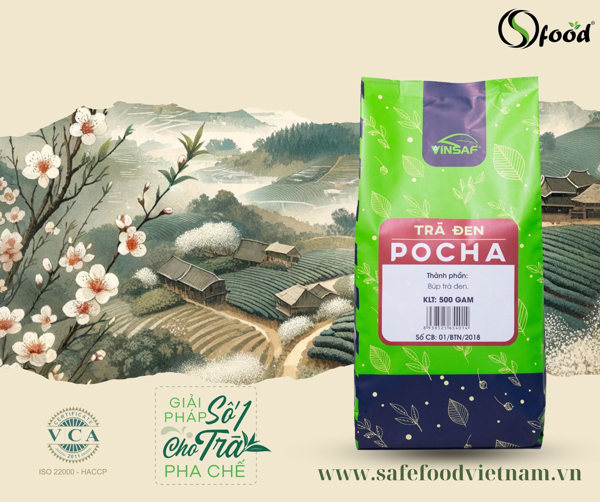  Trà đen Pocha 