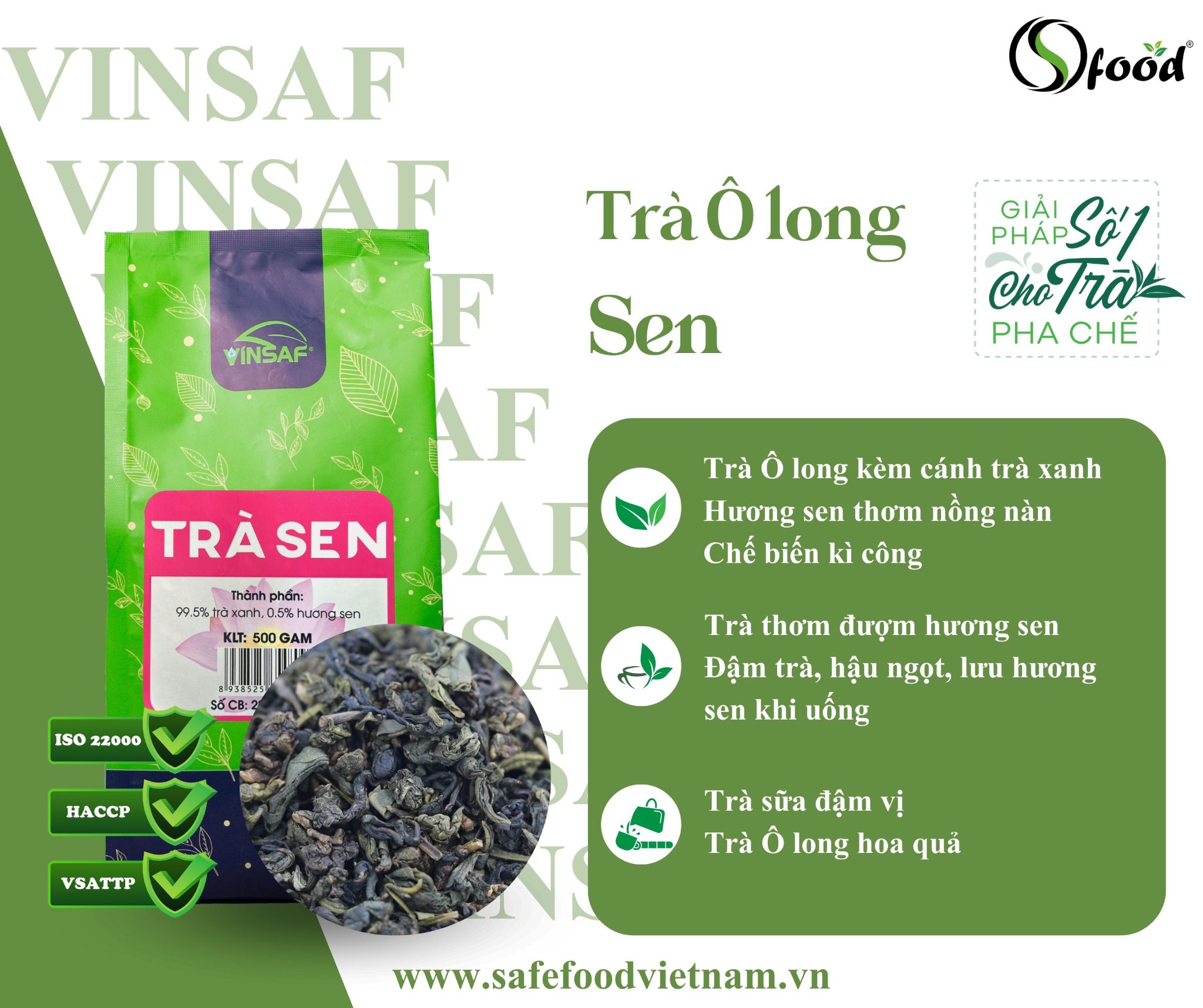  Trà  ÔLong  Sen 