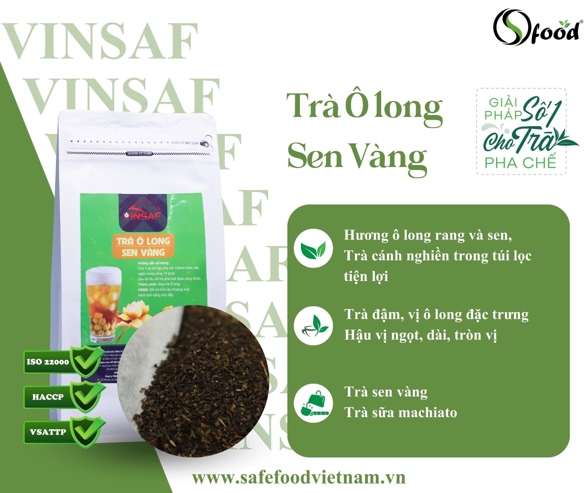  Trà ÔLong Sen vàng 