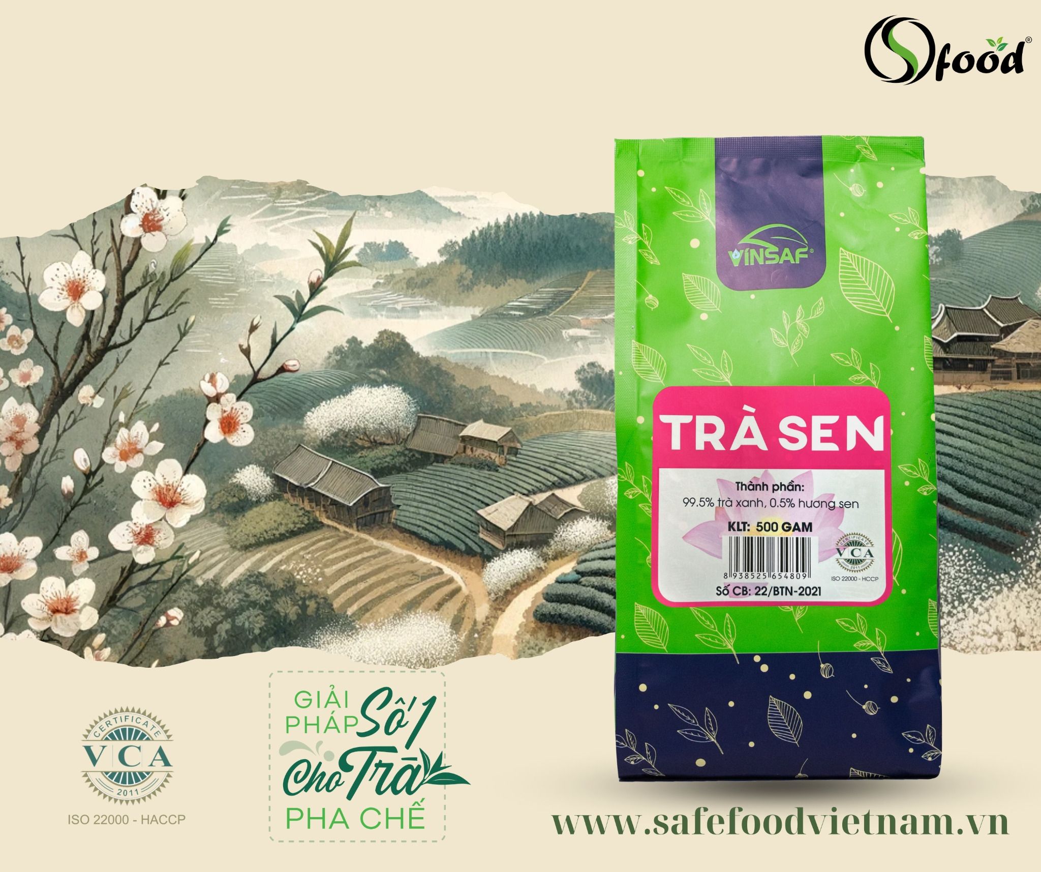  Trà  ÔLong  Sen 