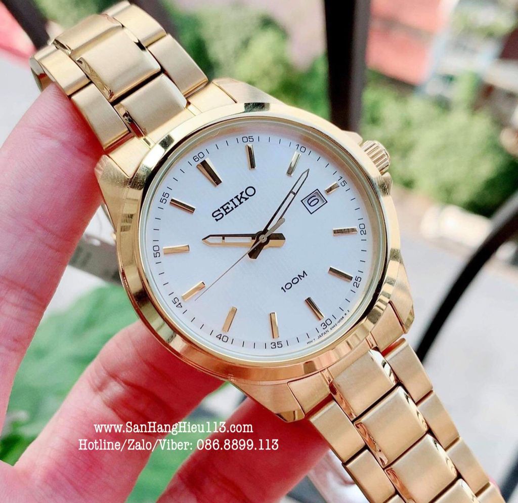 Đồng hồ nam SEIKO SUR158 Neo Classic Gold Tone Men Watch – Săn Hàng Hiệu 113