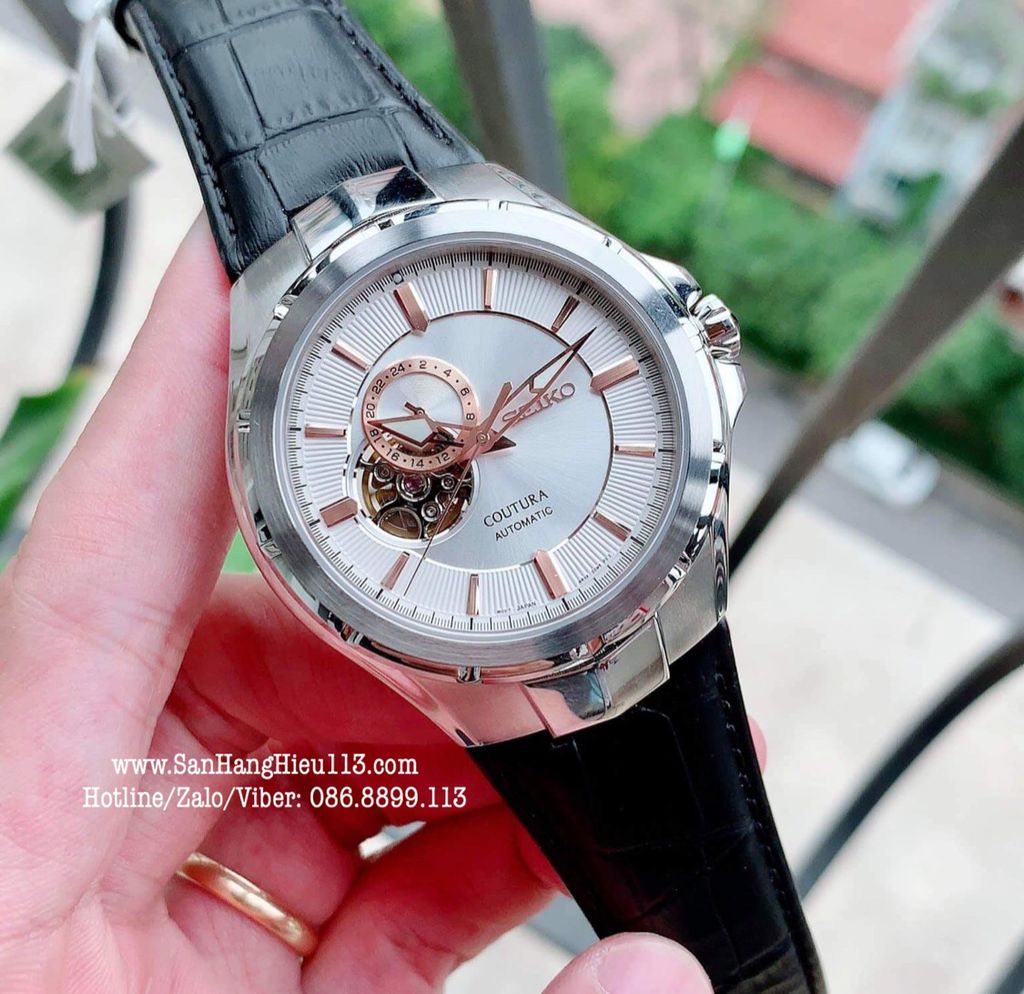 ng h nam SEIKO SSA313 Coutura Automatic Leather Men Watch S n