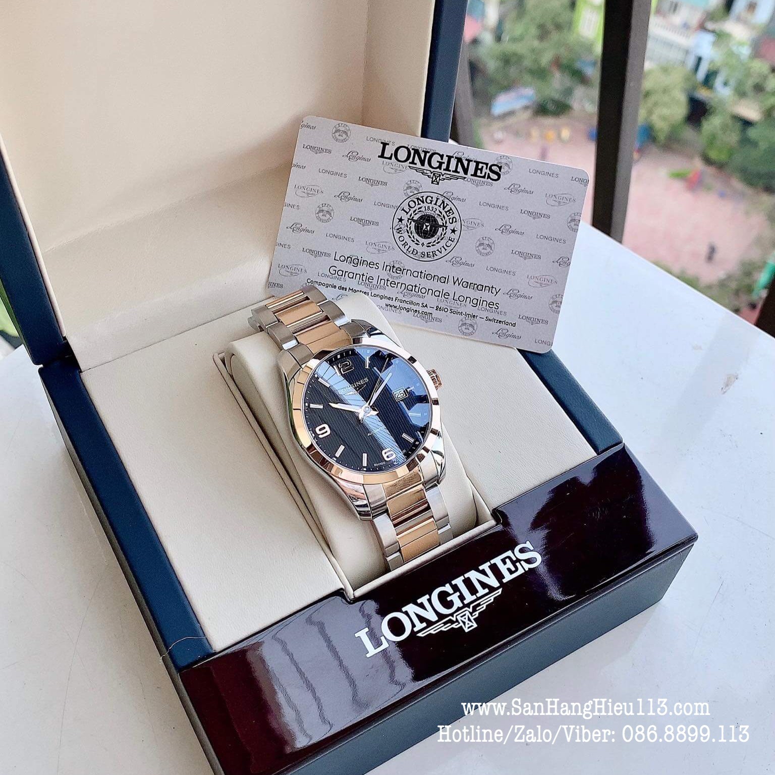 Đồng hồ LONGINES L27855567 Conquest Classic Automatic for Men – Săn Hàng  Hiệu 113