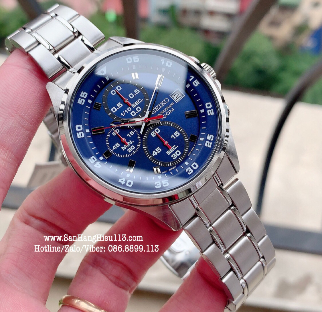 Đồng hồ nam SEIKO SKS625 Sport Chronograph Blue Dial Men Watch – Săn Hàng  Hiệu 113