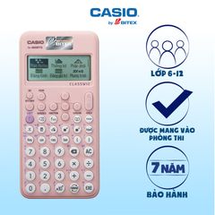 Nếu bạn đang tìm kiếm một chiếc máy tính Casio FX-880BTG có thiết kế độc đáo và màu sắc tươi sáng, hãy đến với sản phẩm máy tính Casio FX-880BTG màu hồng. Sản phẩm sở hữu nhiều tính năng vượt trội giúp bạn thực hiện nhiều công việc khác nhau một cách hiệu quả.