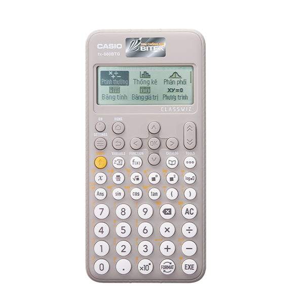 Máy tính Casio Fx-880BTG màu xám