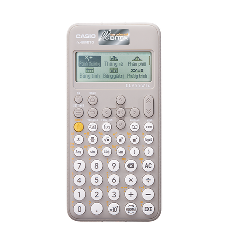 Máy tính Casio Fx-880BTG màu xám