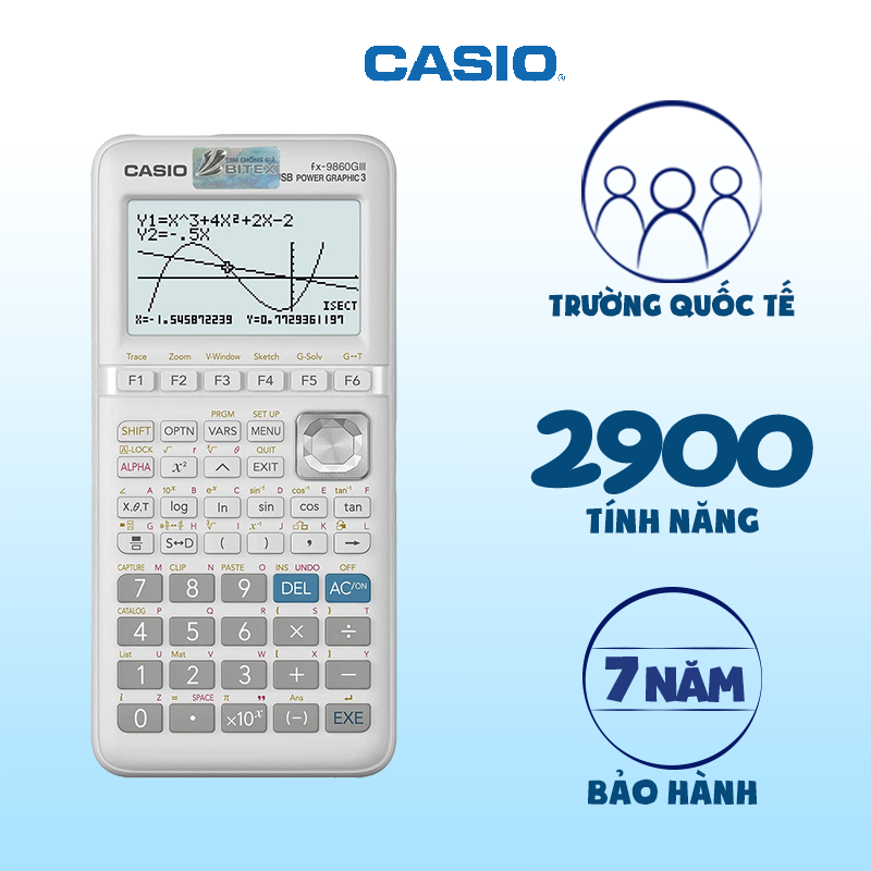 SIÊU PHẨM] Máy tính Đồ Hoạ Casio FX-9860GIII chuyên dụngMÁY TÍNH ĐỒ HỌA  CASIO FX-9860GIII – BITEXSHOP