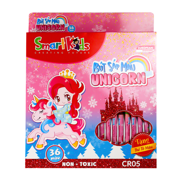Sáp màu Gift Unicorn CR05 (36 màu/hộp)
