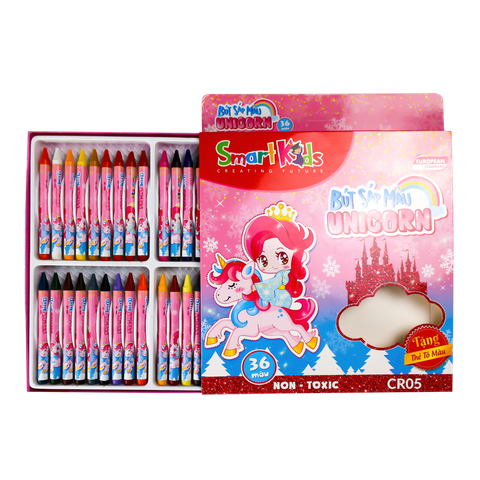 Sáp màu Gift Unicorn CR05 (36 màu/hộp)