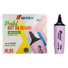 Bút dạ quang PASTEL Mực Tím HL05  (1 cây)