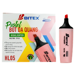 Bút dạ quang PASTEL Mực Hồng HL05  (1 cây)