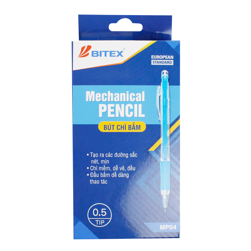 Bút chì bấm (0.5mm) MP04 (24 cây/hộp)