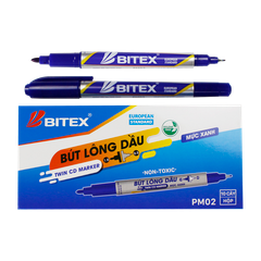 Bút lông dầu mực xanh PM02