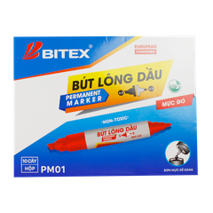 Bút lông dầu mực đỏ PM01