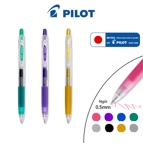 Bút gel Juice mực Tím PV (tip 0.5) LJU-10EF-PV-EX