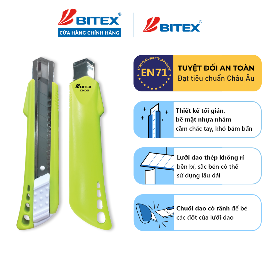 Dao rọc giấy Bitex CK05