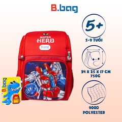 Balo Chống Gù Adventure Box-Super Hero B-12-114 Đỏ