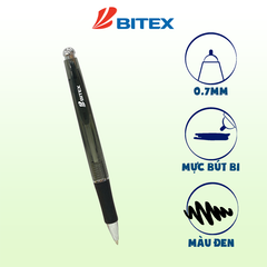 Bút bi mực đen (0.7mm) B10 (20 cây/hộp)
