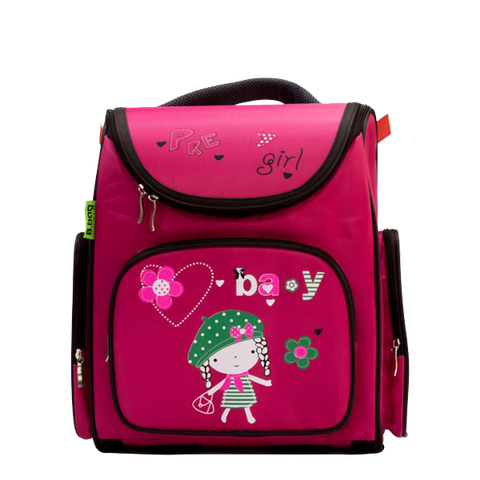 Ba lô CG Genius Box-Pretty girl B-12-016 hồng đậm