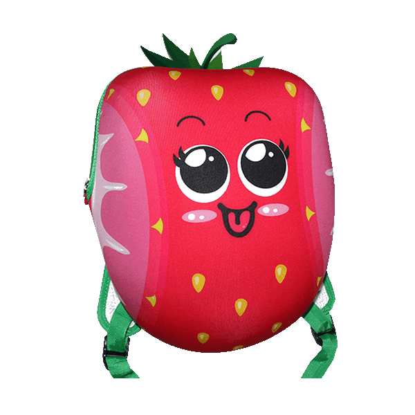 Balo mẫu giáo Tropical Fruit-Strawberry hồng B-12-093