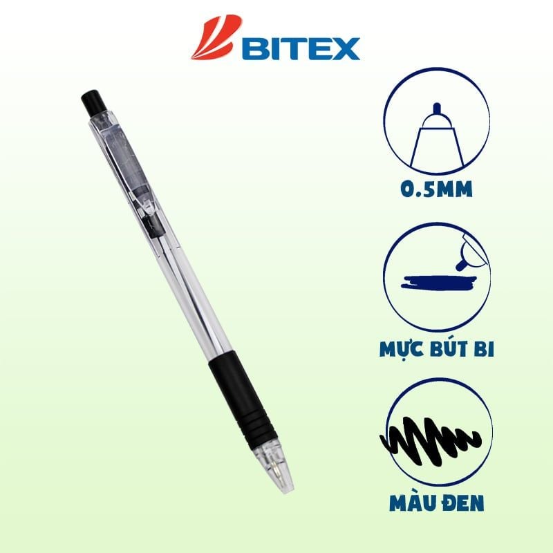 Bút bi Bitex B03 0.5mm (20 cây/hộp)