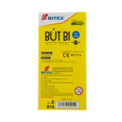 Bút bi Bitex B18 (ngòi 1.0mm)