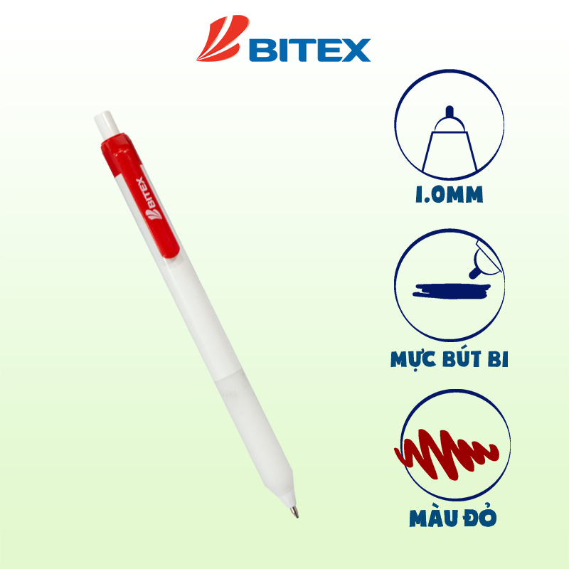 Bút bi Bitex B18 (ngòi 1.0mm)