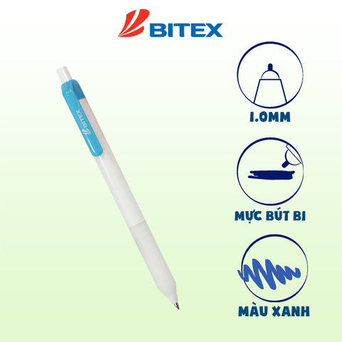 Bút bi Bitex B18 (ngòi 1.0mm)