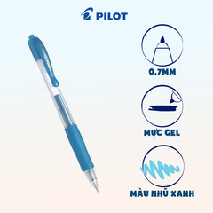 Bút gel G-2 nhũ xanh dương BL-G2-7-ML