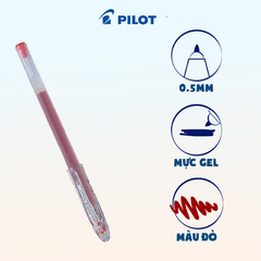 Bút Super Gel mực đỏ BL-SG-5-R