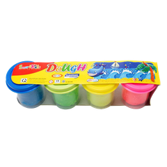 Bột nặn Dough 4 màu neon 50g