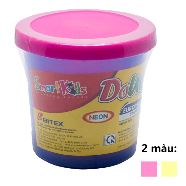 Bột nặn Dough màu neon 200g