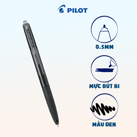 Bút bi Super Grip.G mực đen BPGG-8R-EF-B